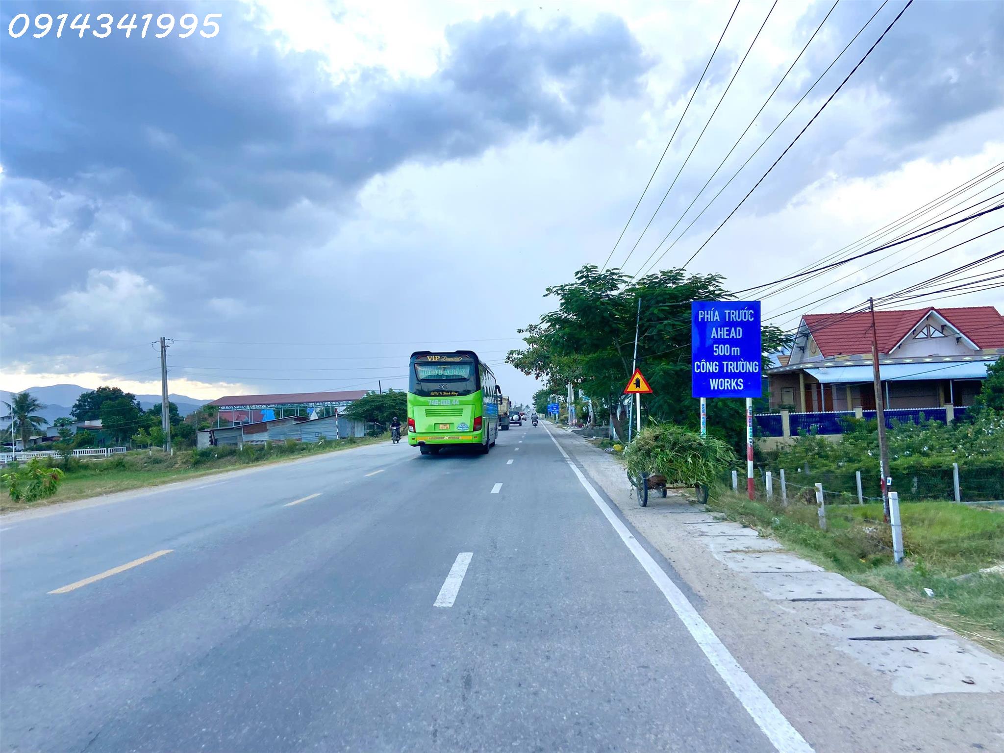 Nút giao cao tốc Cam Lâm Vĩnh Hảo. Mặt QL27A, 20x50m sân bay Thành Sơn 5km, QL1 6km - Ảnh 3