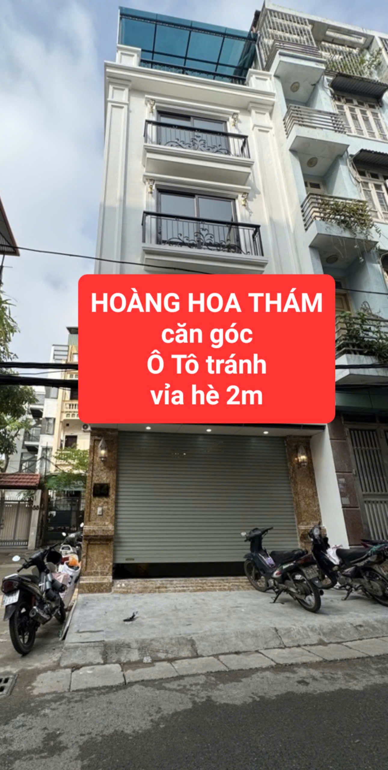 HOÀNG HOA THÁM - lô góc - Ô TÔ tránh nhau - vỉa hè 2m - thang máy - 0859990768 - Ảnh chính