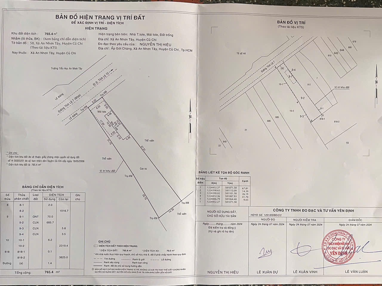 Nhà đất sổ đổ, 765m2, nở hậu, mặt tiền Tỉnh Lộ 7, An Nhơn Tây, Củ Chi - Ảnh 1