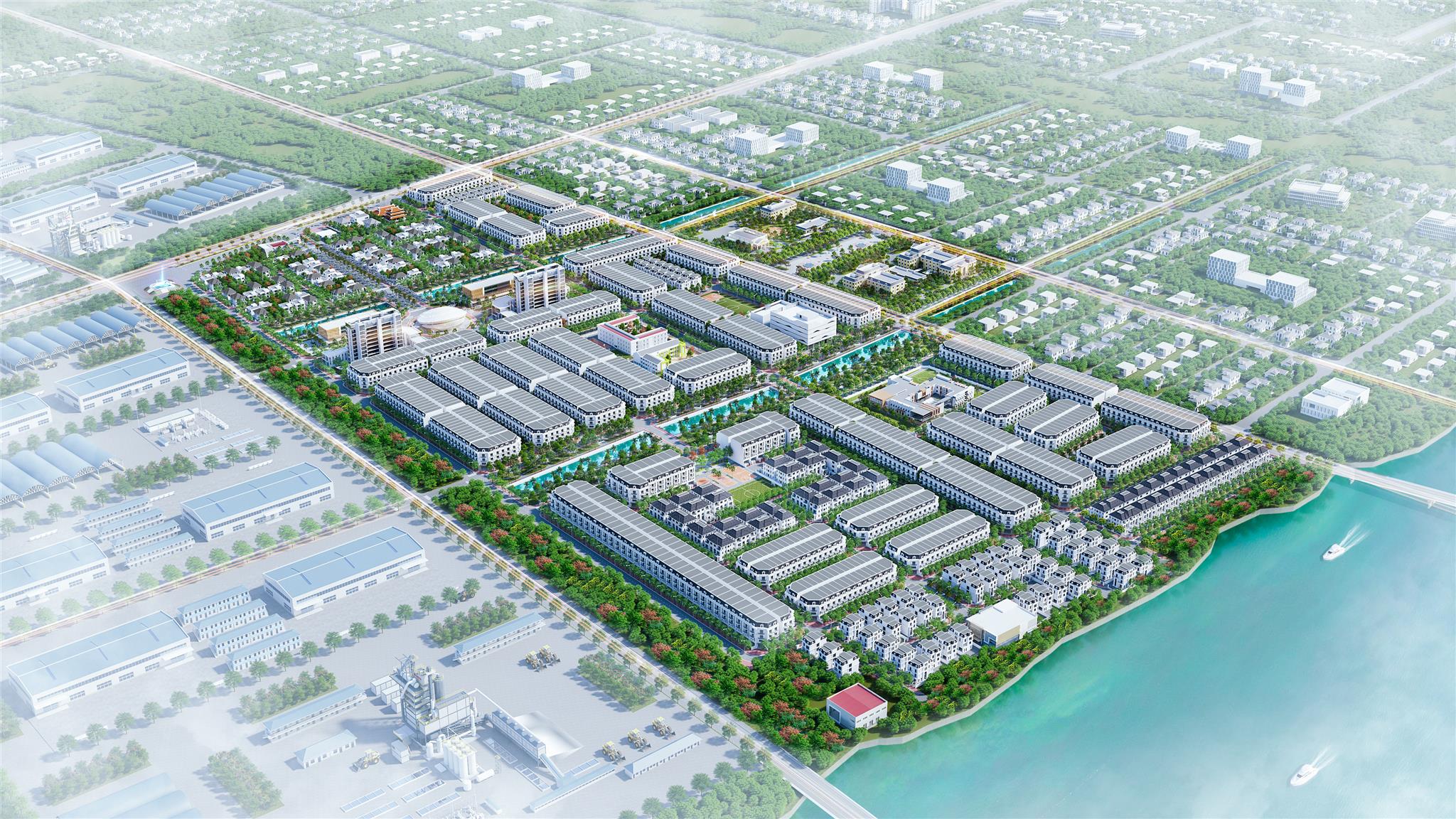 KĐT River Gateway trung tâm hành chính & công nghiệp, đất nền shophouse chỉ 1x tr/m2, chiết khấu - Ảnh 1