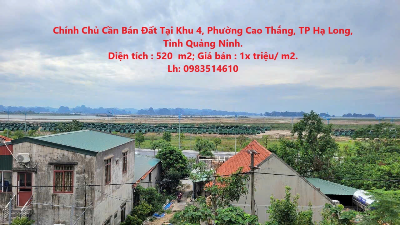 Chính Chủ Cần Bán Đất Tại Khu 4, Phường Cao Thắng, TP Hạ Long, Tỉnh Quảng Ninh. - Ảnh chính