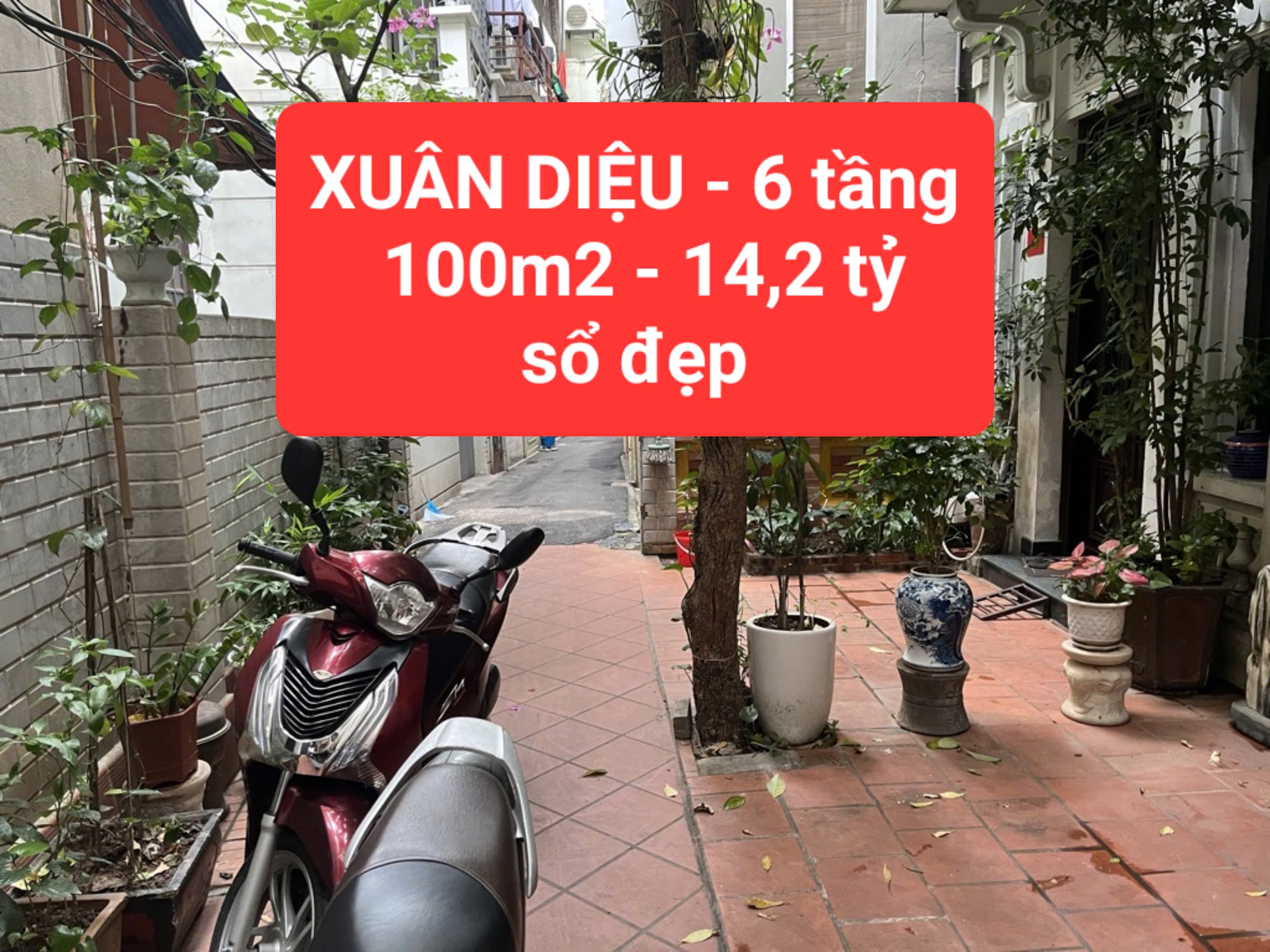 XUÂN DIỆU - Tây Hồ - 6 tầng - 100m2 chỉ 14,2 tỷ - sổ đỏ đẹp - 0859990768 - Ảnh chính