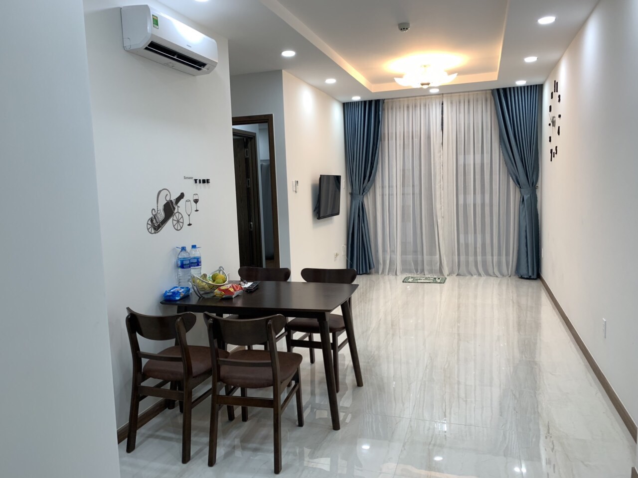 Chính Chủ Cho Thuê căn hộ FULL Nội Thất Him Lam Phú An (69m2, 2PN,2WC) Giá 9.5 Triệu/Tháng, Hướng Đô - Ảnh 1