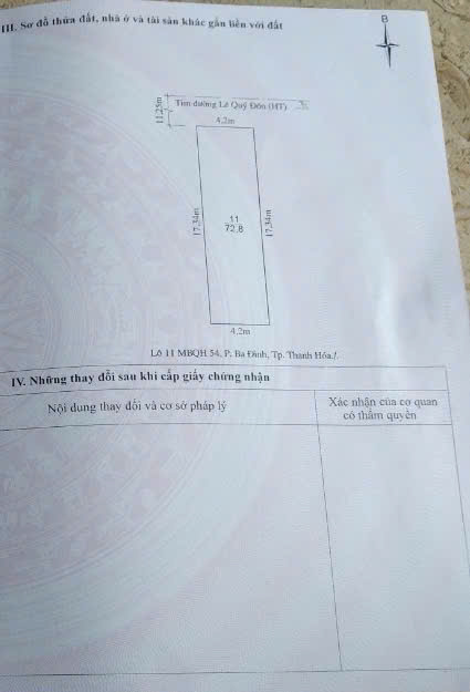 Bán nhà mặt đường Lê Quý Đôn, thành phố Thanh Hóa vị trí trung tâm sầm uất gần QL1A - Ảnh 3