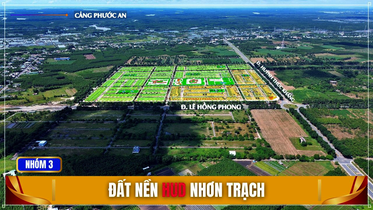 Cần bán nhanh nền nhà vườn 300m2 dự án Hud Nhơn Trạch liền kề cảng Phước An - Ảnh 1