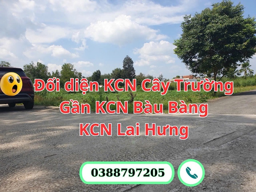 Chỉ 1 lô duy nhất 2 mặt tiền đường - Đất ở Thị Trấn Lai Uyên, Bàu Bàng - Ảnh 1