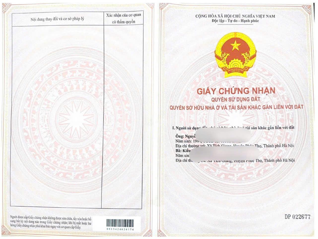 Chính Chủ Cần Bán Nhà Đất Đẹp -  Giá Ưu Đãi Tại Xã Vĩnh Thịnh, Huyện Vĩnh Tường, Vĩnh Phúc - Ảnh 1