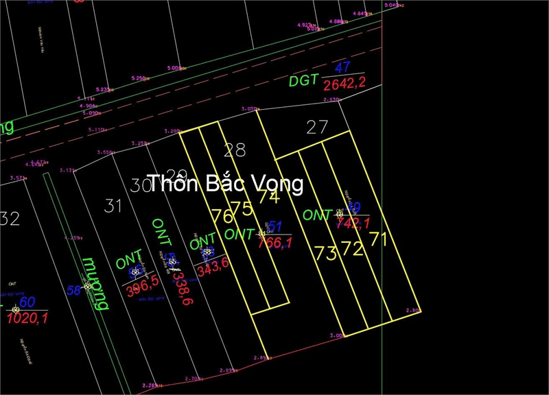 Bán Đất Đường Nhựa Liên Xã. Lô Đất 155m thôn Bắc Vọng, Bắc Phú, Sóc Sơn. Giá chỉ 1xtr/m2 - Ảnh chính