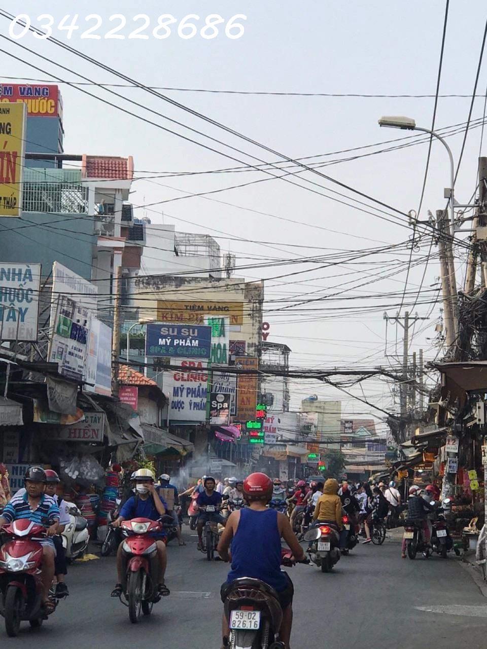 Bán nhà trước mặt đường gò xoài, mua sắm sầm uất đến 11 đêm,4 tầng lầ, nở hậu L - Ảnh 3