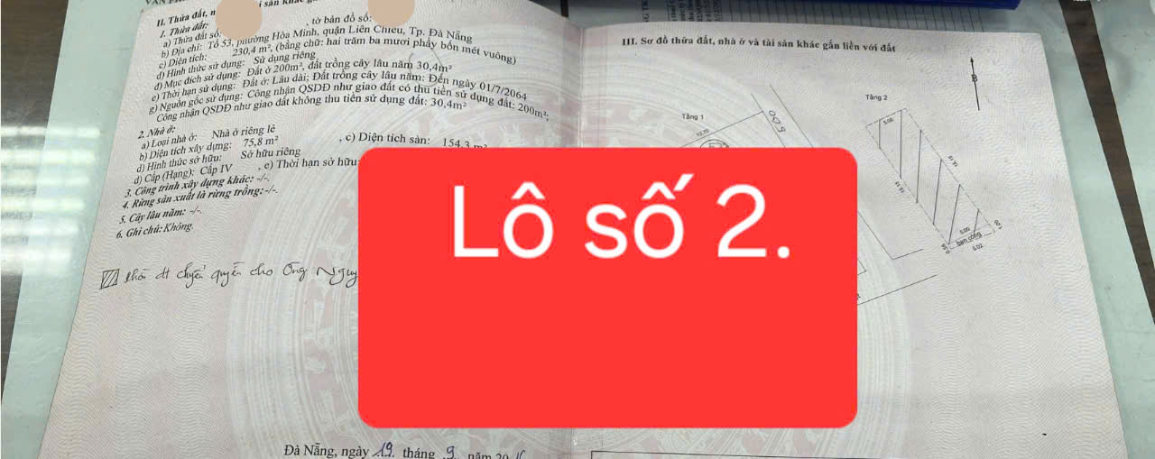 🔴💥Chào bán 2 Lô đất kiệt Ô tô K183 Tô Hiệu - Gần đường chính - Ảnh 1