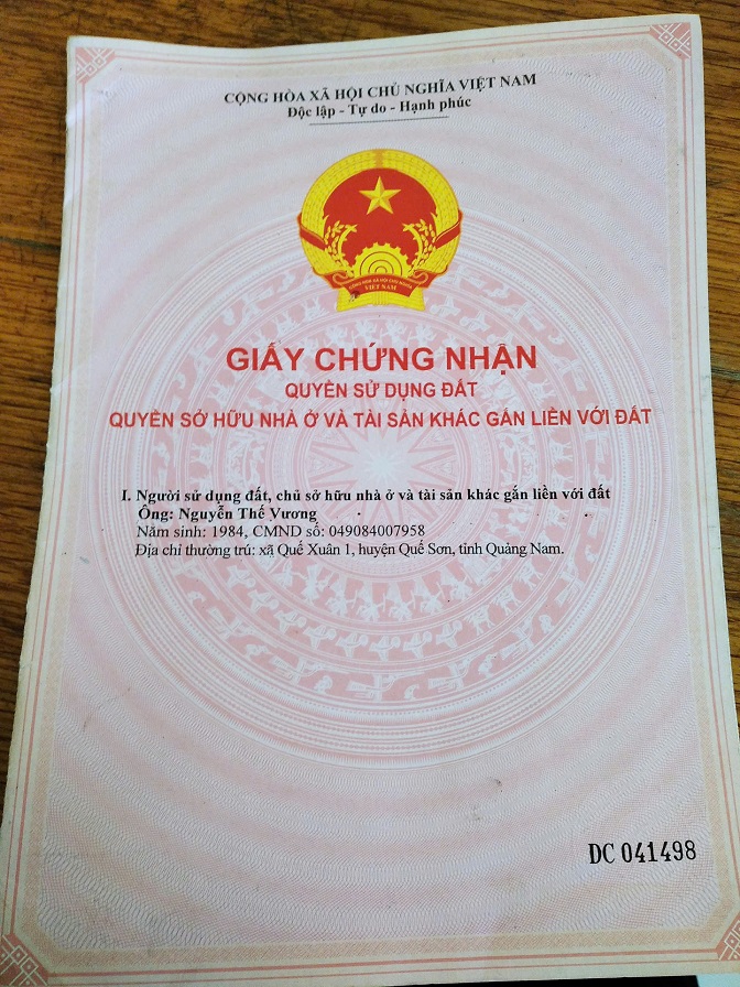 Chính chủ bán lô đất thổ cư lô vuông tại xã Quế Phú, Huyện Quê Sơn. - Ảnh chính