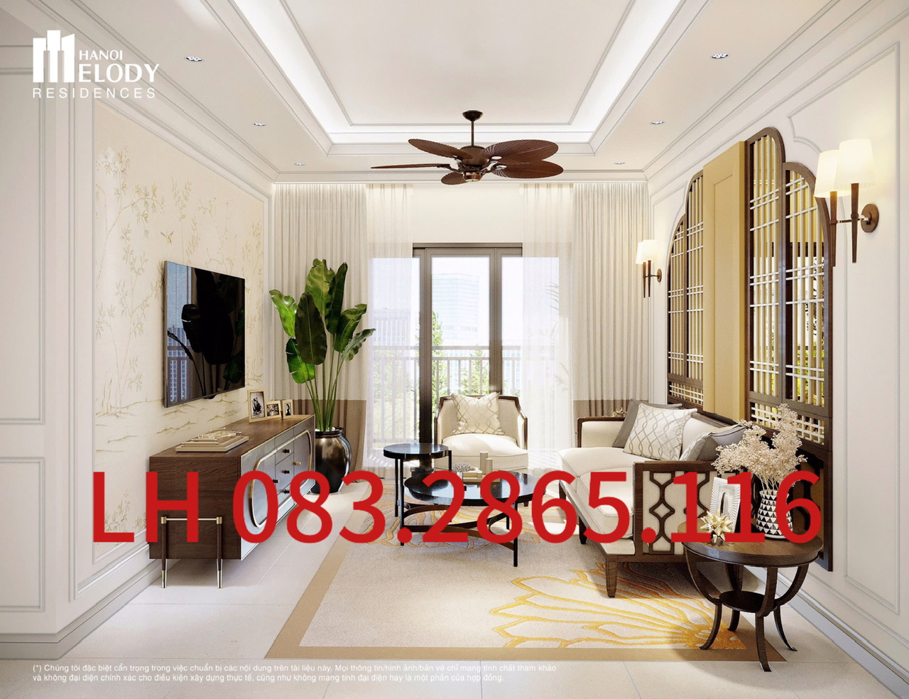 CĂN MELODY hoàng mai linh đàm DT từ 68m-145m2 giá từ 4 tỷ ,2PN VÀ 3PN<br>LH 0832865116 - Ảnh 1