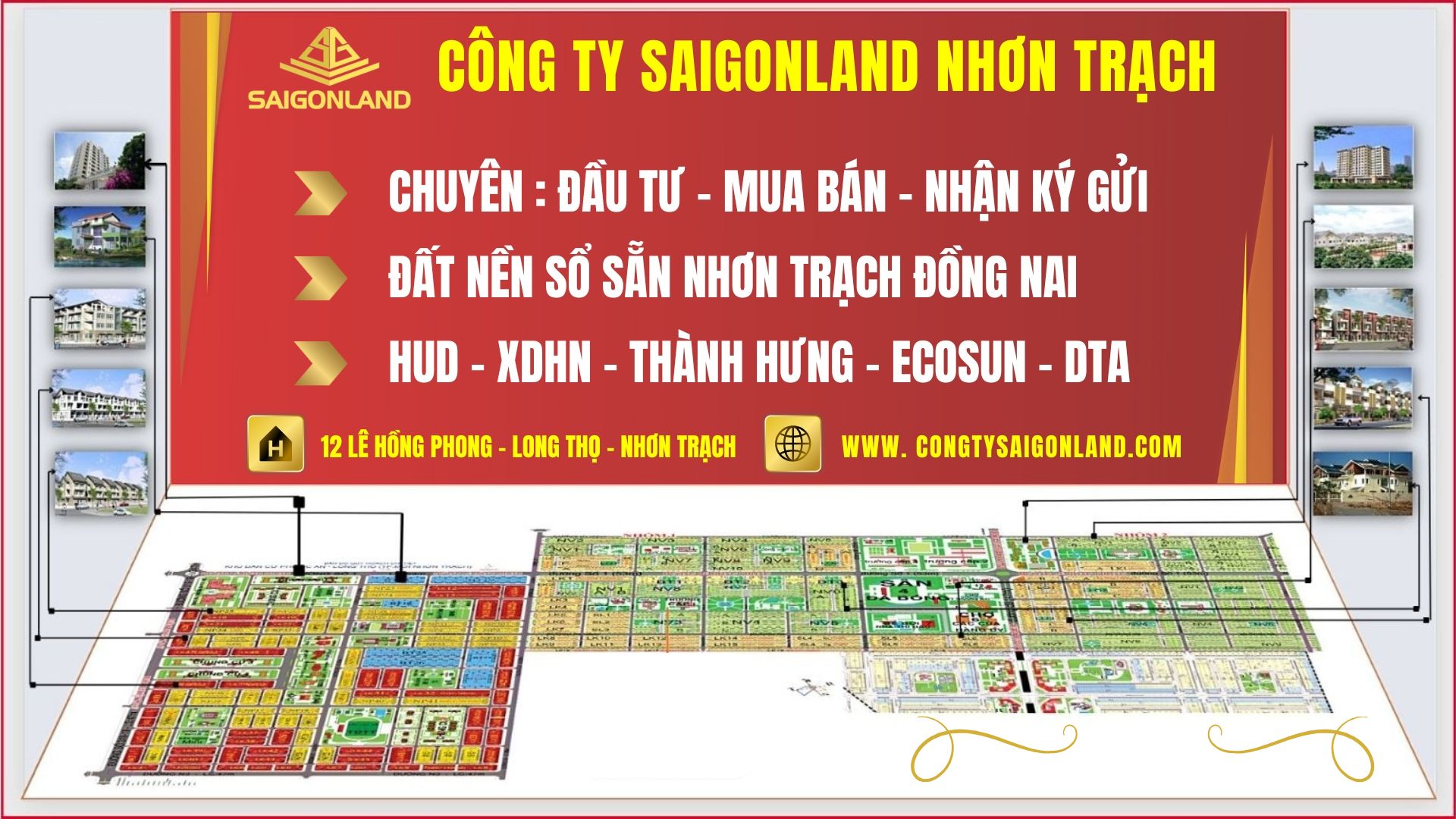 Saigonland Nhơn Trạch - Nhận ký gửi mua bán BĐS Nhơn Trạch - Đất nền Hud & XD Hà Nội - Ảnh 1