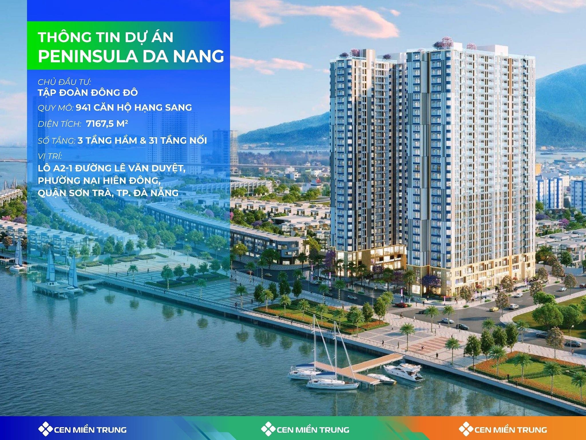 Peninsula Đà Nẵng: Căn Hộ Pháp Lý Chuẩn, Giá Rẻ Nhất Thị Trường, Sở Hữu Mặt Tiền Sông Hàn - Ảnh chính