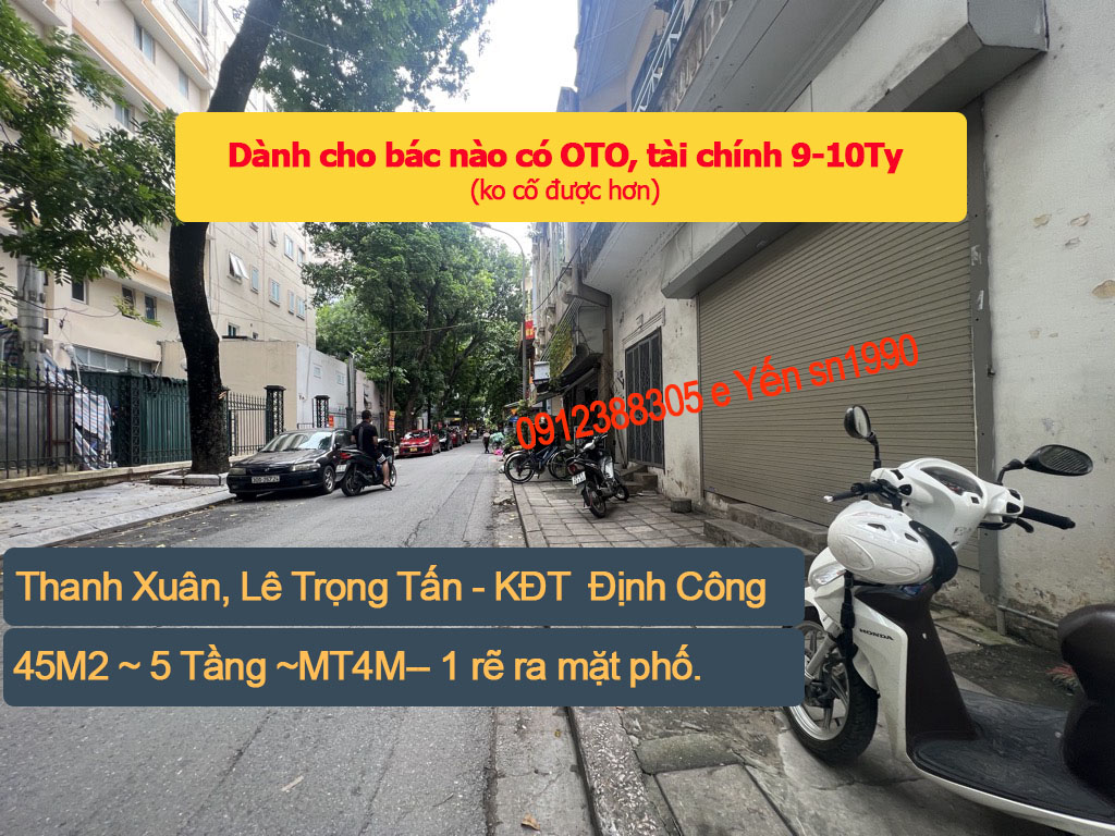 Nhà dân xây cho Khách có OTO phố Lê Trọng Tấn,trong khu đô thị- 45M2*5Tầng*5PN- kd Online, giá hợp l - Ảnh chính