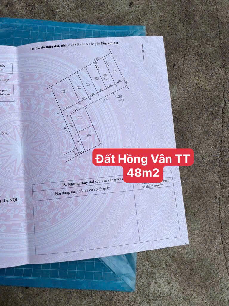 CHỈ HƠN 1 TỶ SỞ HỮU NGAY ĐẤT ĐÃ CÓ SỔ HỒNG VÂN - THƯỜNG TÍN - Ảnh 1