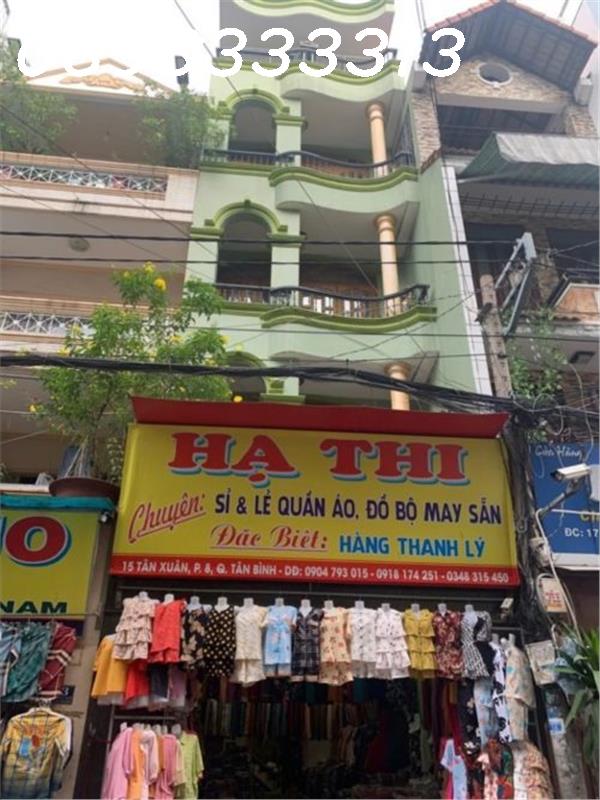 Bán nhà 15 Tân Xuân, Phường 8, Quận Tân Bình, Vị trí Vip khu chợ sỉ thời trang Chợ Tân Bình, Trung - Ảnh chính