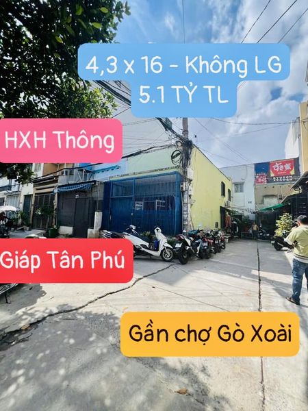 TÌM ĐÂU CĂN THỨ 2 - LÔ GÓC 2 MT - N4.3*16 - HXH THÔNG CHỈ 5.1 TỶ TL - Ảnh chính