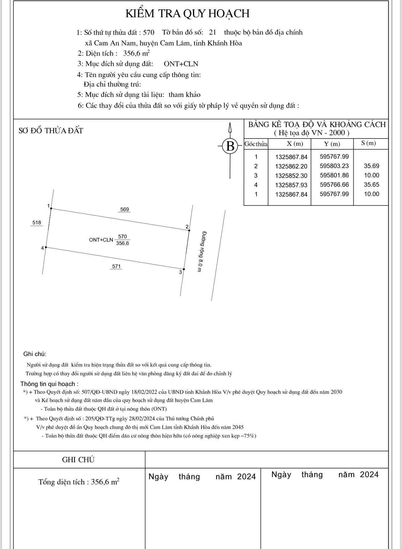 HOT HOT !! Chính chủ Cần Bán Nhanh Lô Đất Đẹp Tại Cam An Nam, Cam Lâm, Khánh Hòa - Ảnh 1