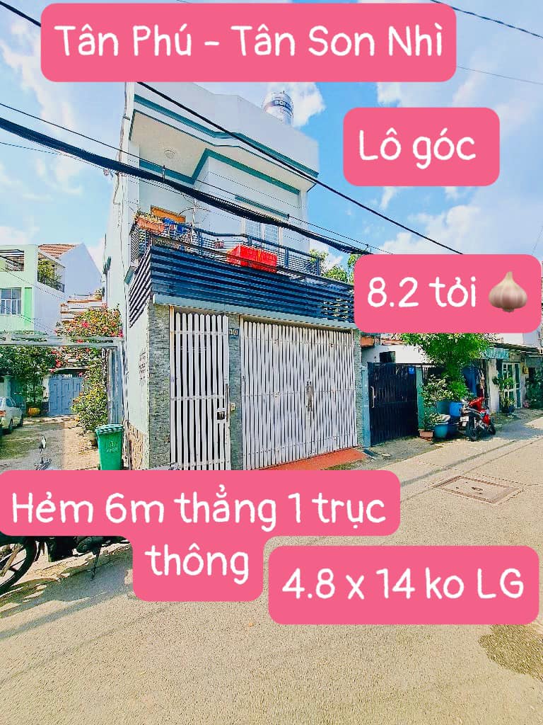 NHÀ ĐẸP LÔ GÓC - HXH THÔNG THẲNG 1 TRỤC - 2 TẦNG - N4.8*14 - Full NT CHỈ 8.2 TỶ TL - Ảnh chính