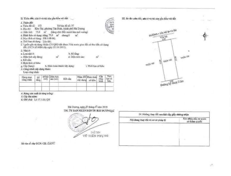 Bán đất mặt đường Hồ Tùng Mậu, ph Tân Bình, TP HD, 150m2, mt 10m, vị trí đẹp, giá tốt - Ảnh 2