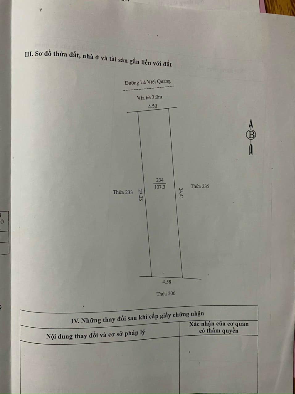 Bán đất mặt phố Lê Viết Quang, ph Ngọc Châu, TP HD, 107.3m2, mt 4.5m, KD buôn bán tốt - Ảnh 3