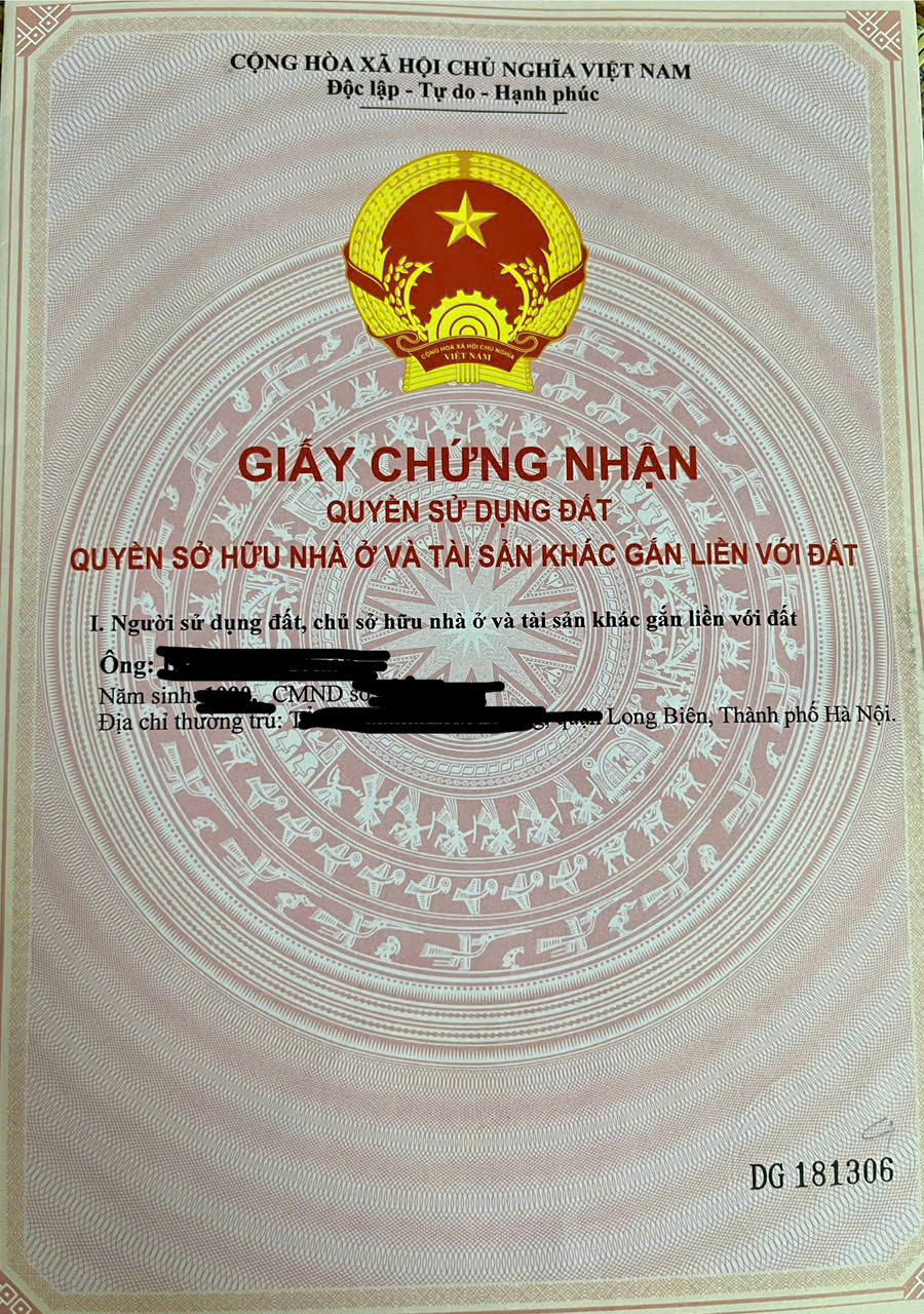 CHÍNH CHỦ CẦN BÁN MẢNH ĐẤT TẠI SỐ 5 NGÕ 189 NGÔ GIA TỰ - ĐỨC GIANG - LONG BIÊN - HÀ NỘI - Ảnh 1