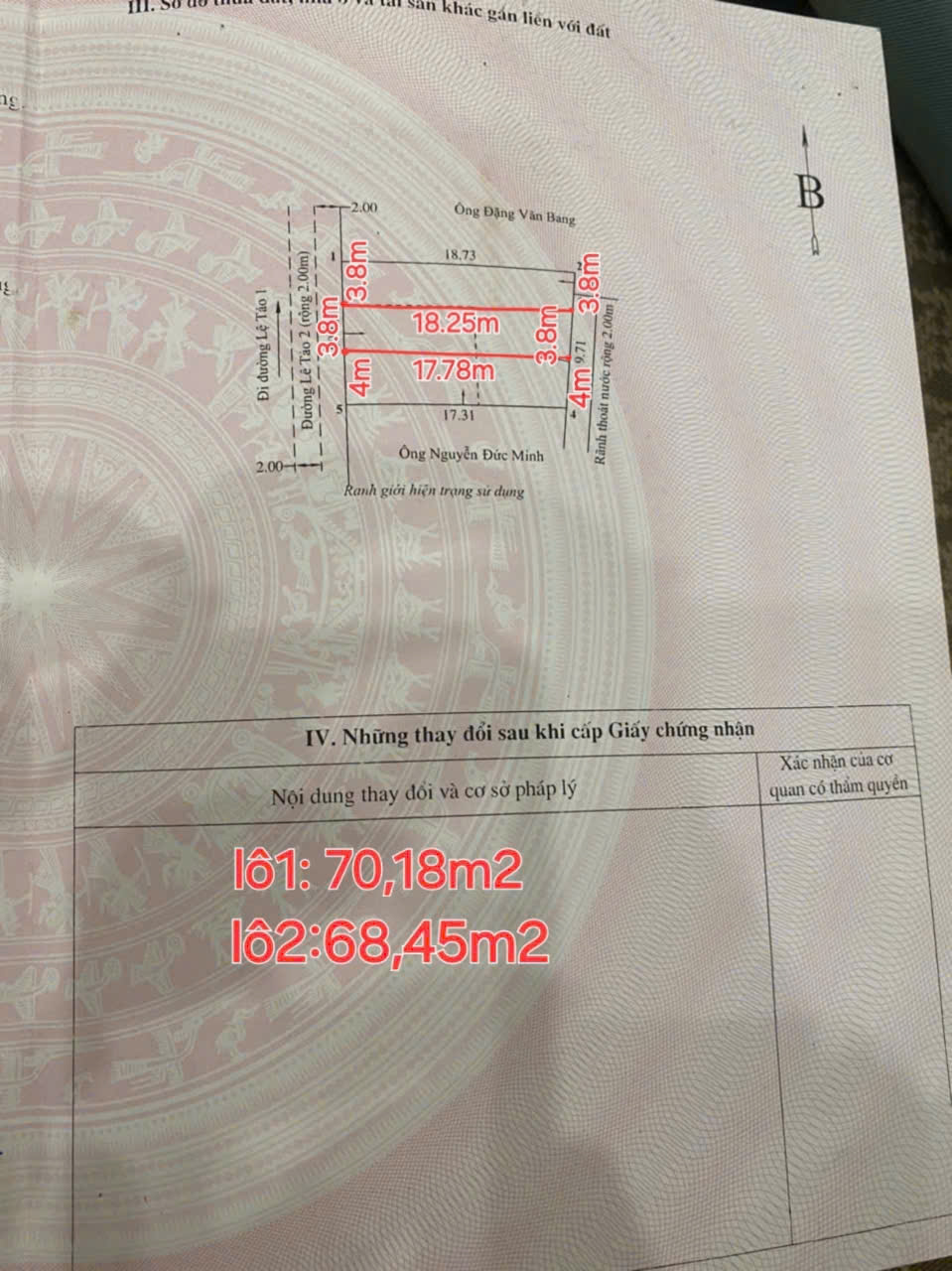 ĐẤT CHÍNH CHỦ - GIÁ TỐT - Vị Trí Đẹp Tại Đường Bạch Mã và Đường Lệ Tảo, Phường Nam Sơn, Quận Kiến - Ảnh chính