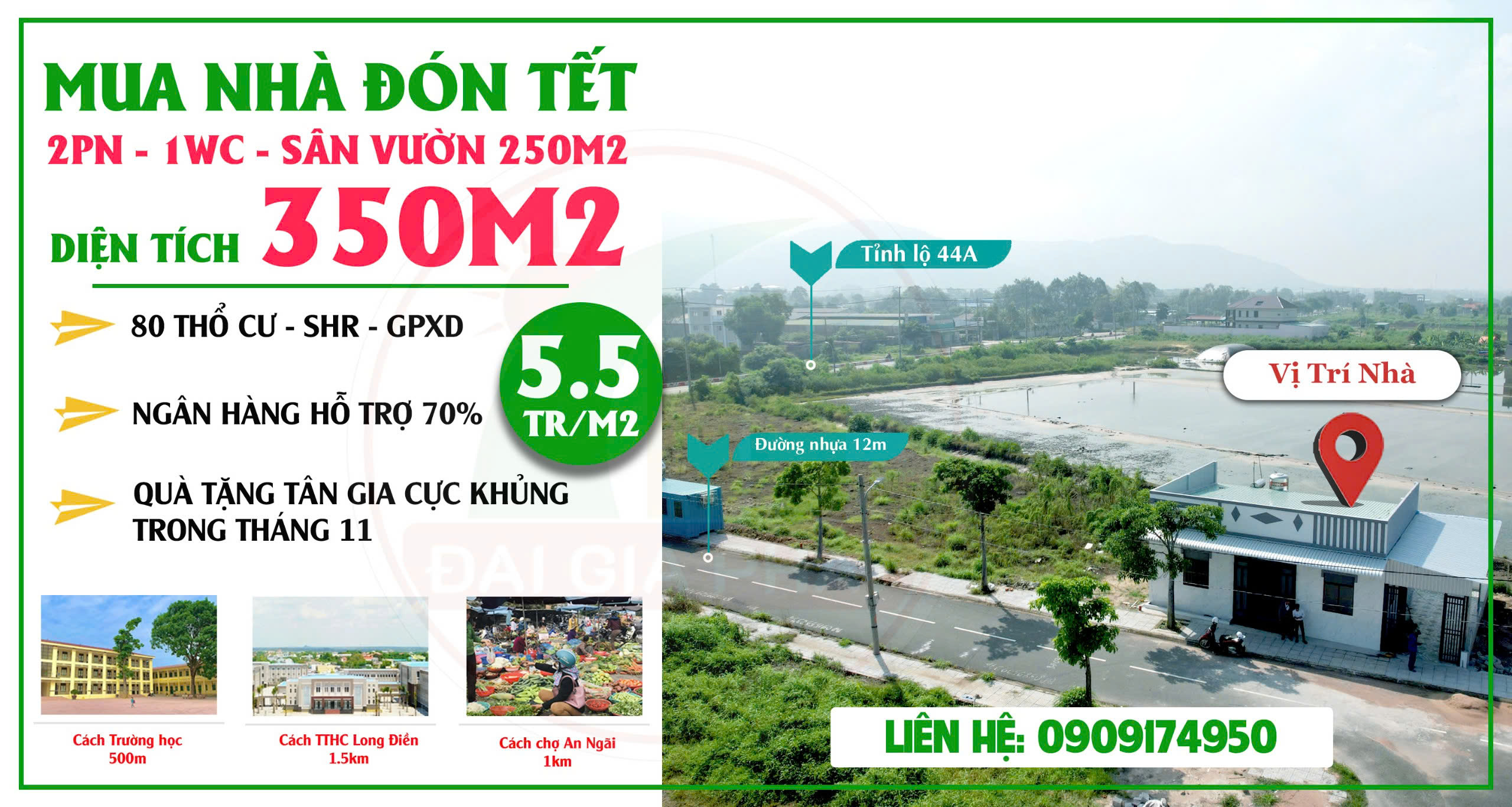 Vườn sinh thái 350 m2 80TC nhựa 12m gần Tp Bà Rịa 1,95 tỷ - Ảnh 2