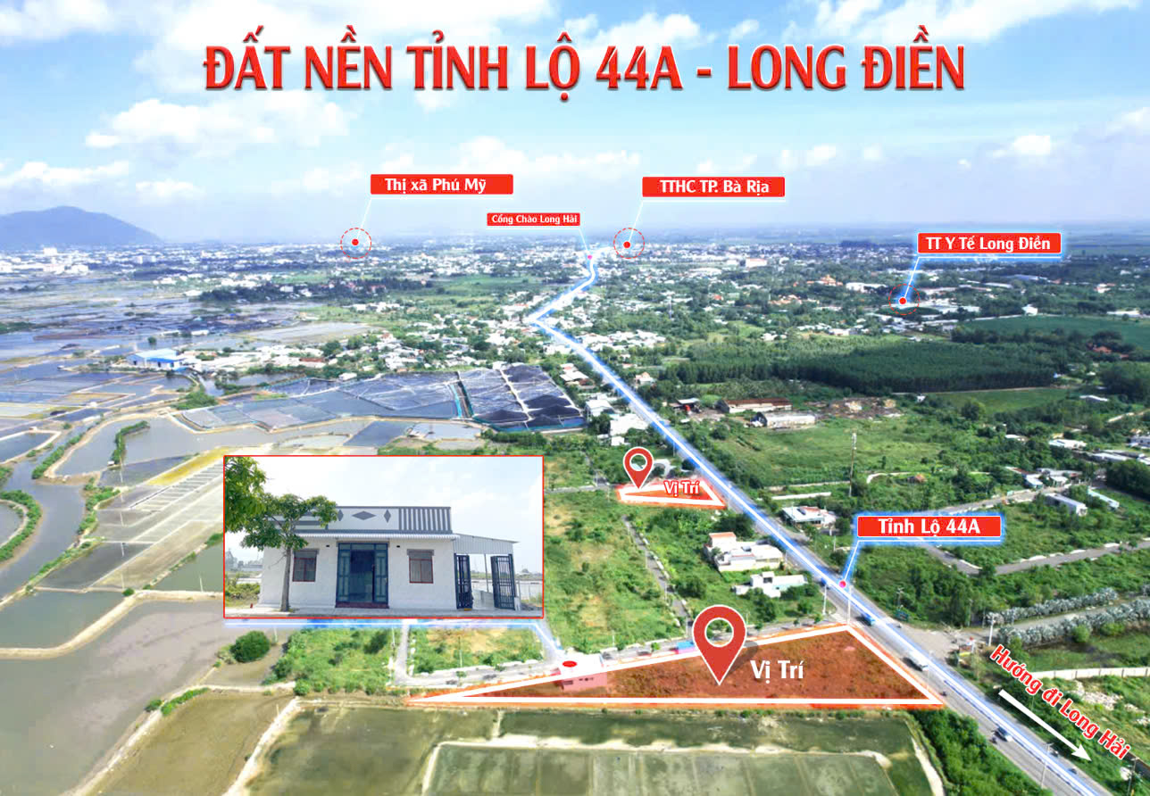 Vườn sinh thái 350 m2 80TC nhựa 12m gần Tp Bà Rịa 1,95 tỷ - Ảnh 1