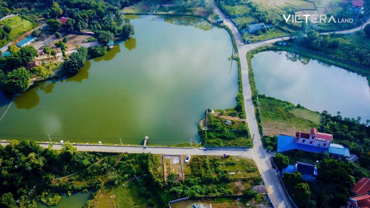 Bán đất View Hồ Phú Mãn tay chạm nước 90.2m nở hậu Full thổ cư 3.7 tỷ. - Ảnh 1