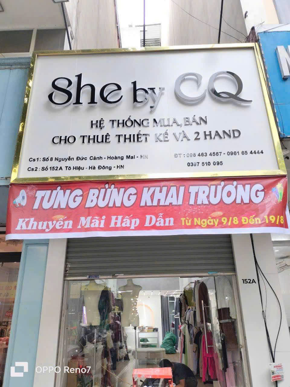 SANG NHƯỢNG MẶT BẰNG SHOP QUẦN ÁO TẠI 152A TÔ HIỆU, HÀ ĐÔNG, HÀ NỘI - Ảnh 1