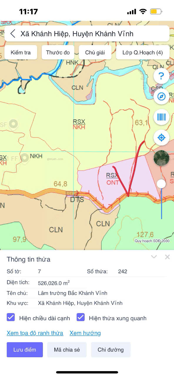 Chính chủ cần bán lô đất tại Thôn Bến Khế - Xã Khánh Bình - Huyện Khánh Vinh - Tỉnh Khánh Hòa - Ảnh 4