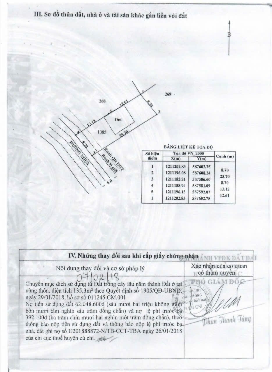 bán nhà góc 2 mt tân phú trung h.củ chi, hcm - Ảnh 3