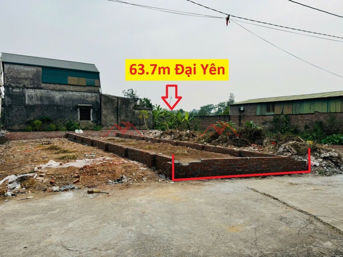 SIÊU PHẨM ĐẦU TƯ GIÁ RẺ 2TY130 ĐẤT TẠI ĐẠI YÊN-CHƯƠNG MỸ D/T:63,7M - Ảnh chính