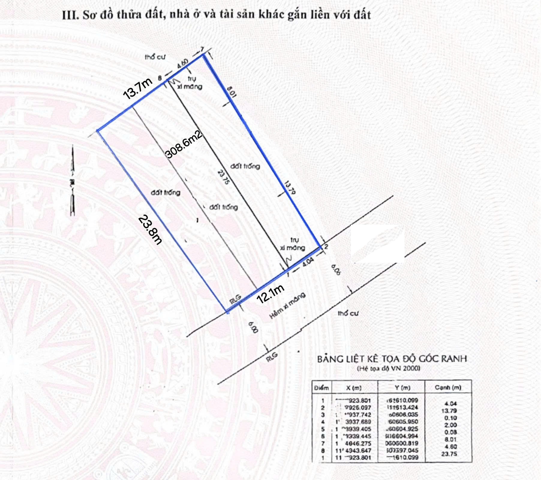 Bán Đất trống Full Thổ, HXH 8m Trần Bá Giao - ngay chợ Gò Vấp, 13.7x24m, giảm 29.5 tỷ. - Ảnh 1