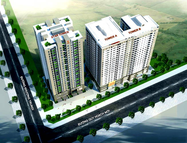 Bán gấp CC tầng 19, DT 90 m2 – 3PN Tòa A Star tower, 283 Khương Trung, Thanh Xuân, 5,85 tỷ. - Ảnh chính