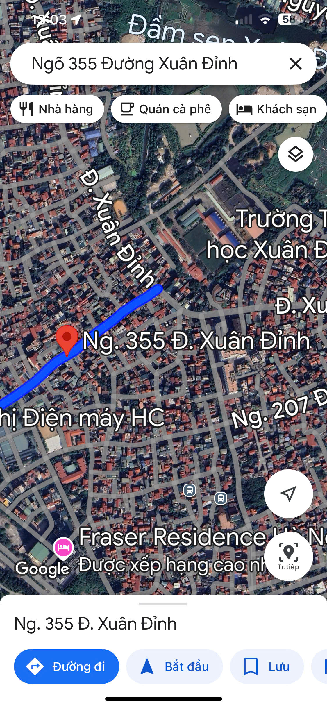 Ngõ 355 Xuân Đỉnh to như phố, oto tránh, 222m, MT 9.5m - Ảnh 1