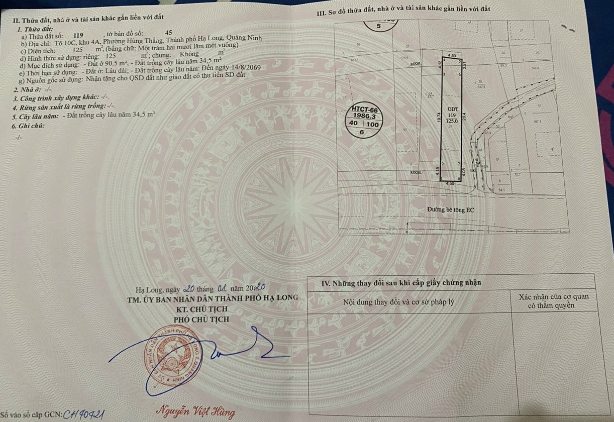 Cần bán lô đất hướng biển - hướng nam. Rẻ hơn đất dự án sát bên hàng trục gíá. Trên đất có nhà cấp - Ảnh chính