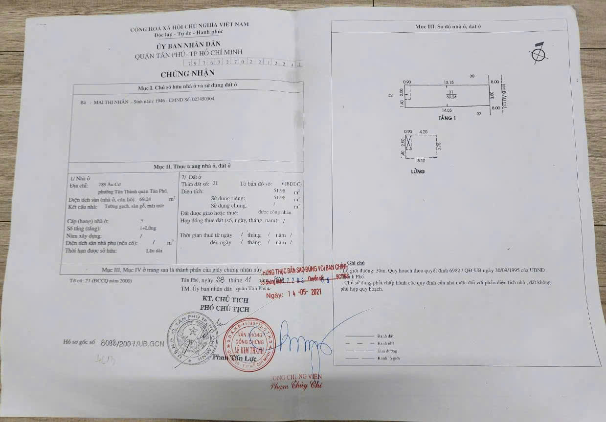 MẶT TIỀN KINH DOANH 789 ÂU CƠ TÂN PHÚ - Ảnh 4