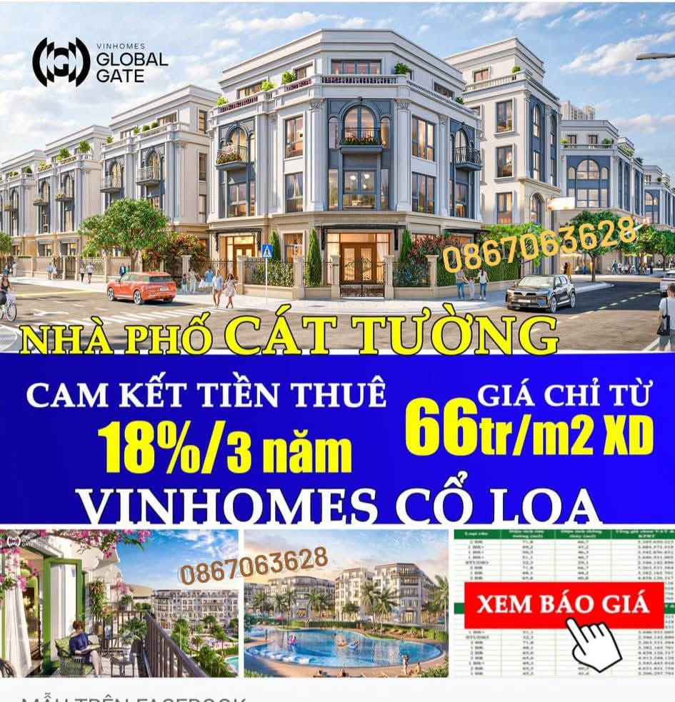 🌟 SỞ HỮU KHU CÁT TƯỜNG - ĐÓN TÀI LỘC, TĂNG VƯỢNG KHÍ! 🌟  🏡 Giá chỉ từ 66 TRIỆU/m² (đã bao gồm xây dựng) - CƠ HỘI CÓ 1 KHÔNG 2  SỞ HỮU ĐỂ RƯỚC LỘC VÀNG VỀ NHÀ!  👉 Khu Cát Tường - - Ảnh chính