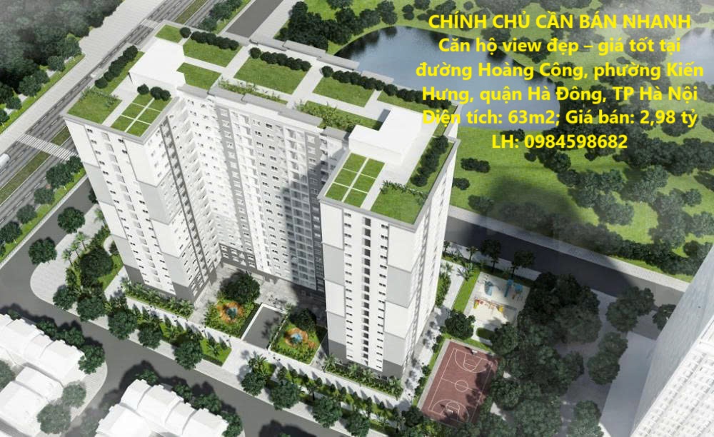 CHÍNH CHỦ CẦN BÁN NHANH Căn hộ view đẹp – giá tốt tại quận Hà Đông, TP Hà Nội - Ảnh chính