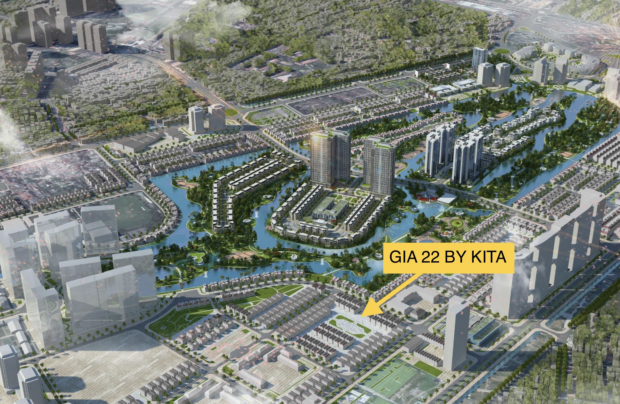 " Gia 22 By KiTa " Mở Bán Biệt Thự - Nhà Phố cạnh công viên 31ha, HTLS 0% /18 tháng, CK 7,5%. - Ảnh 3