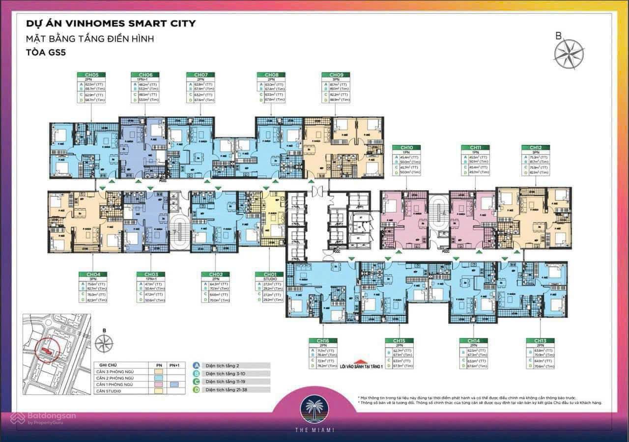 Chính chủ bán 2 căn chung cư GS5 Vinsmart City căn 2907 & 3808 giá tốt - Ảnh 2