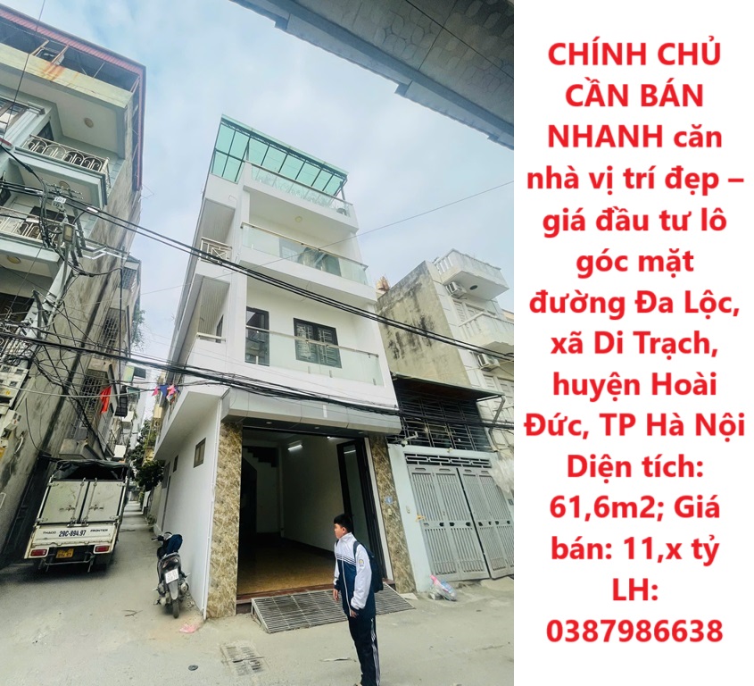 CHÍNH CHỦ CẦN BÁN NHANH căn nhà vị trí đẹp – giá đầu tư tại huyện Hoài Đức, TP Hà Nội - Ảnh chính