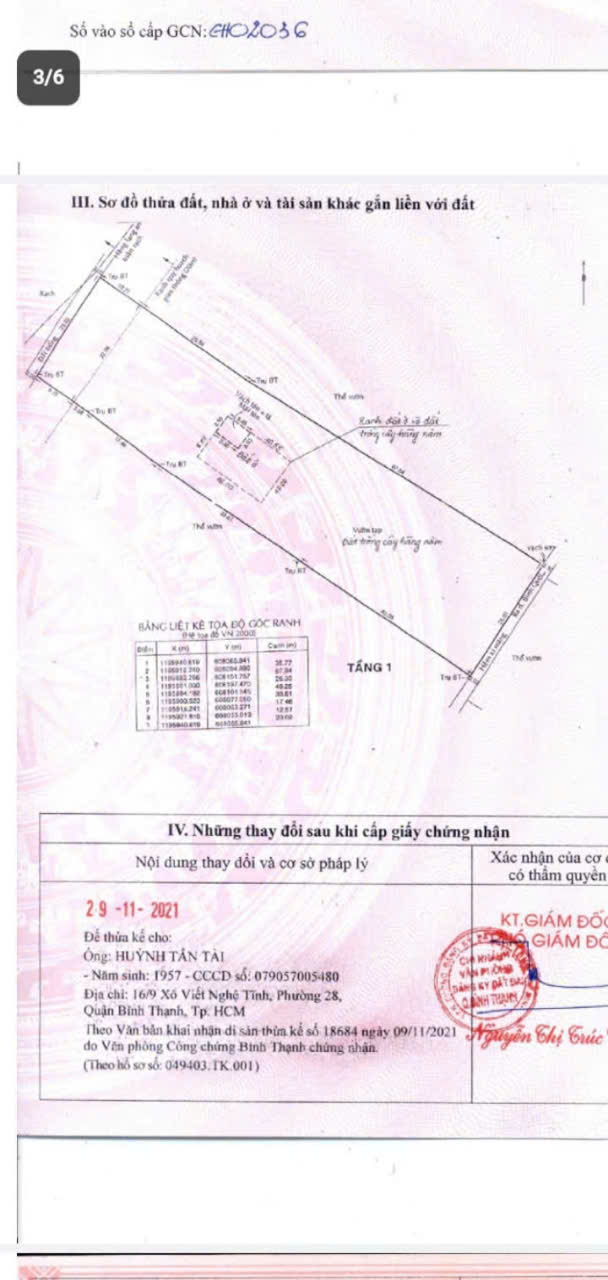 Bán lô đất 2800m2  làm biệt thự nhà vườn tại khu bán đảo thanh đa bình quới. Bình thạnh . giá chỉ - Ảnh chính