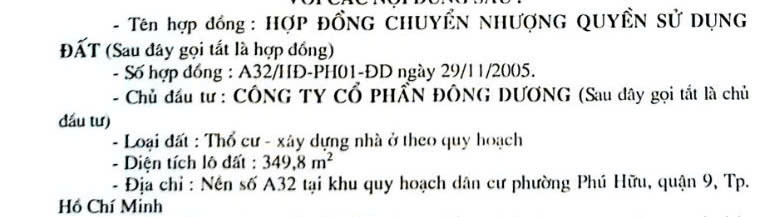 Bán lô đất đẹp khu dân cư Đông Dương, Phường Phú Hữu, TP Thủ Đức. - Ảnh 3