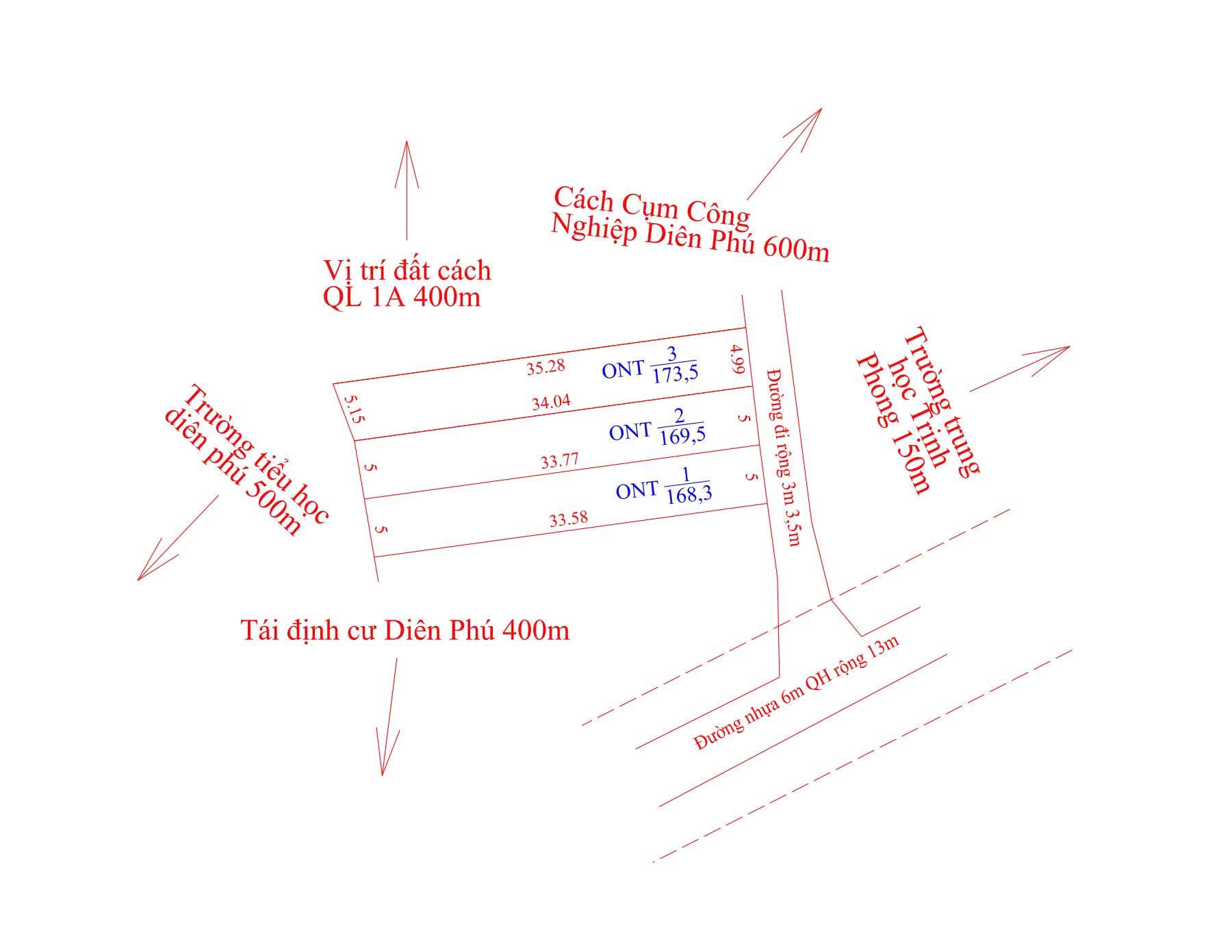 CẦN BÁN 3 LÔ  ĐẤT DIÊN PHÚ, DIÊN KHÁNH, KHÁNH HÒA - Ảnh 2