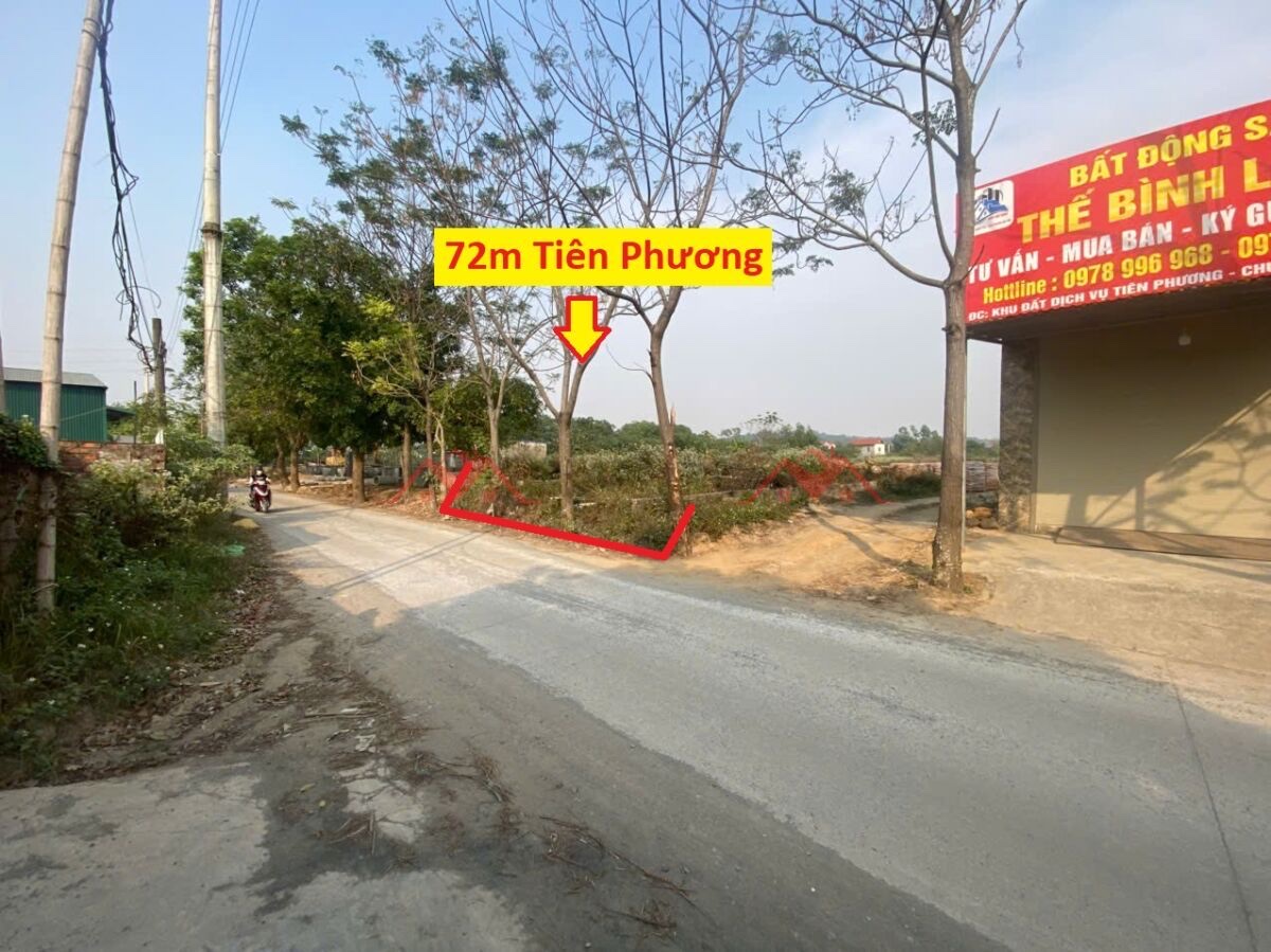 SIÊU PHẨM GIÁ 3,6 TỶ ĐẤT TẠI DỊCH VỤ TIÊN PHƯƠNG-CHƯƠNG MỸ D/T:72M - Ảnh chính