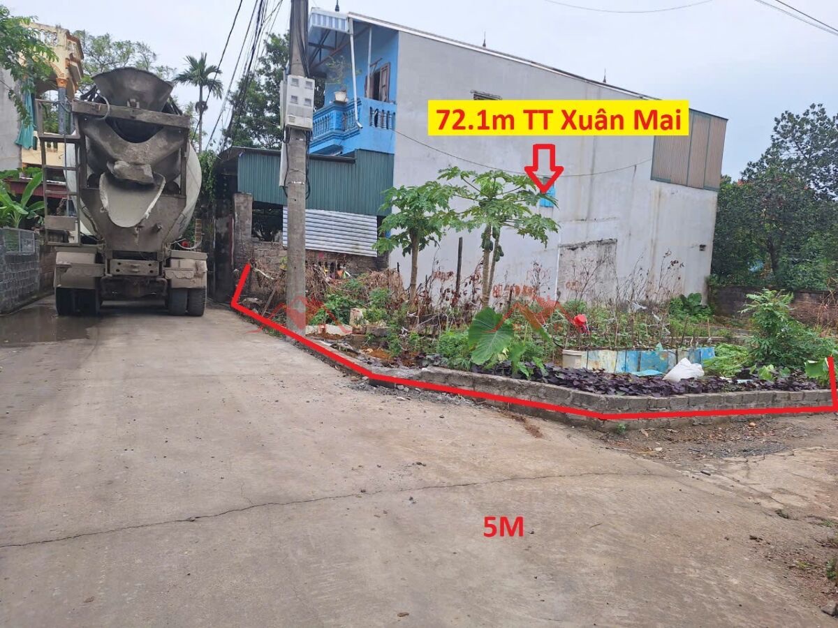 SIÊU PHẨM GIÁ 2,1 TỶ ĐẤT TẠI TT XUÂN MAI-CHƯƠNG MỸ D/T:72,1M - Ảnh chính